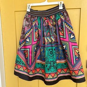 Beautiful multi colored skirt!